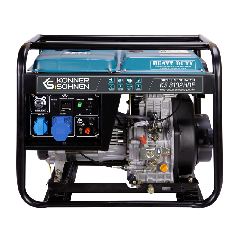 Генератор дизельний KONNER&SOHNEN (KS 8102HDE)